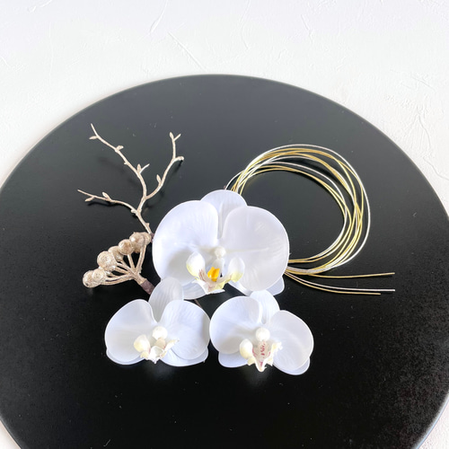 造花 ウェディング 装飾 アーティフィシャルフラワー 胡蝶蘭 アーティフィシャルフラワー 胡蝶蘭 ヘッドドレス K501