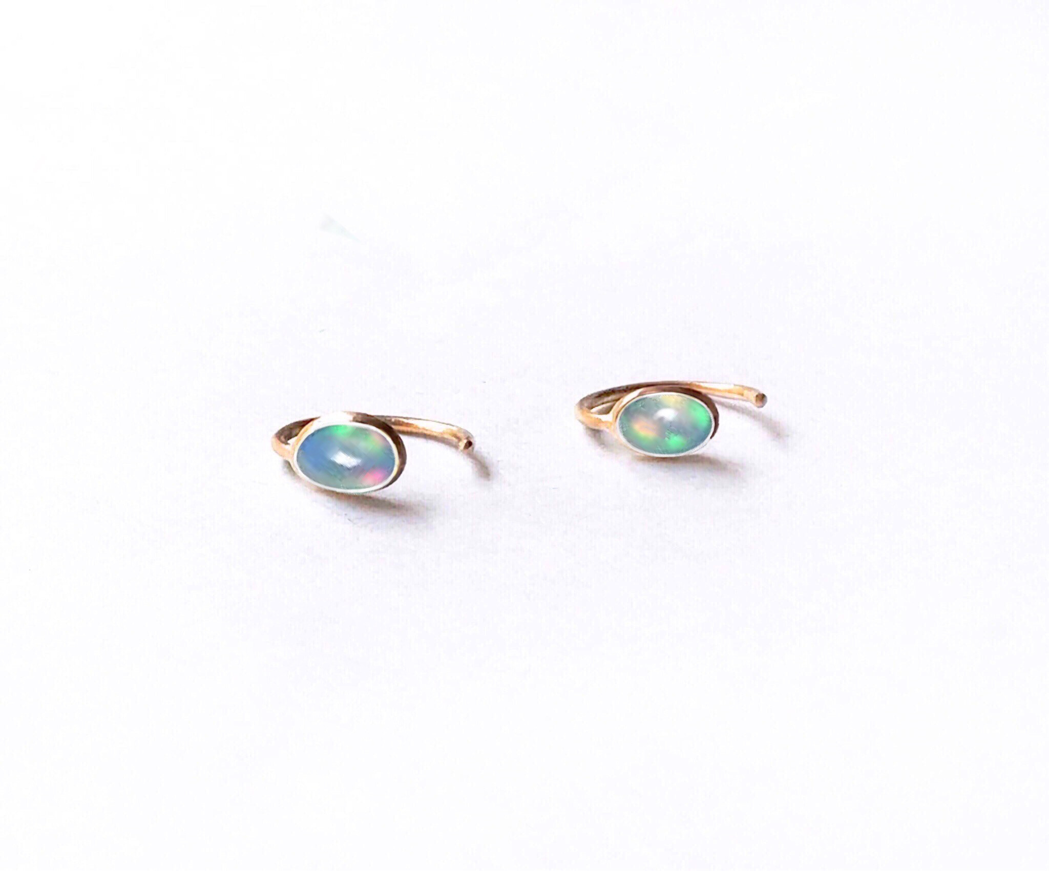 k18 Opal Sprout ピアス/ 受注制作