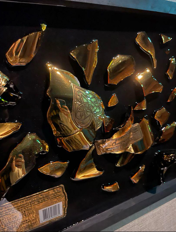 クラッシュボトルアート　アルマンドゴールド クラッシュボトルアート アルマンドゴールド - メルカリ