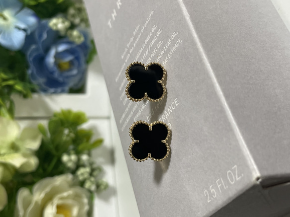 オニキスピアス k18 新品 ピアス（その他） Aurora Jewelry 通販  