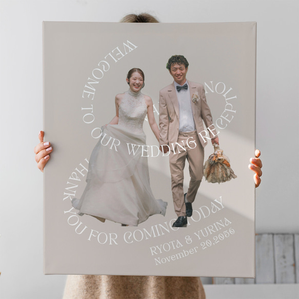 即納可 ウェルカムボード ウェディング 写真 データも無料 結婚