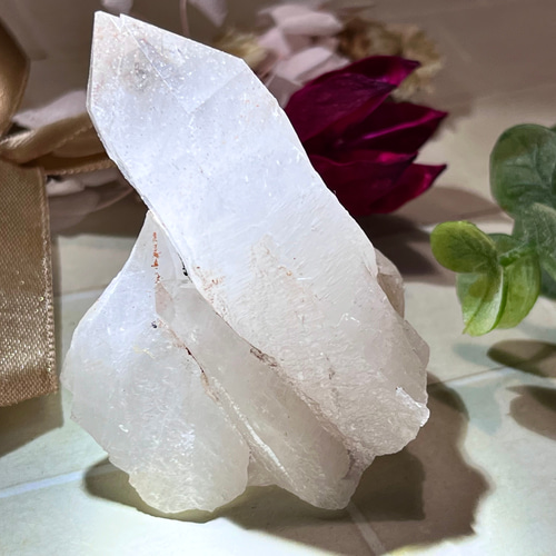 タントリックツインヒマラヤマニカラン産クリスタル水晶 原石クラスター