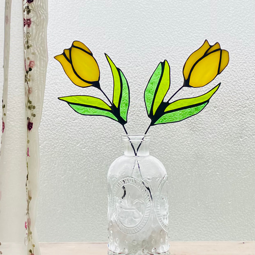 BlueFlower】青の花ヘアゴム size S | GuruGuruGlass