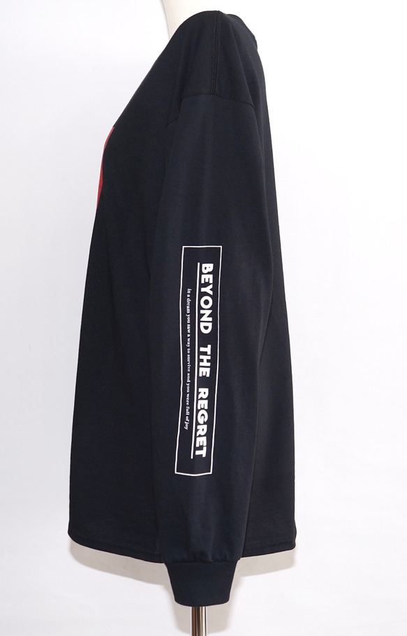 Photo&Box Logo Sleeve L/S Big TEE (black) 長袖Ｔシャツ ブラック 黒 ストリー 12枚目の画像