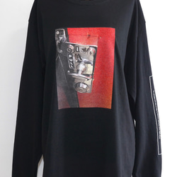 Photo&Box Logo Sleeve L/S Big TEE (black) 長袖Ｔシャツ ブラック 黒 ストリー 10枚目の画像