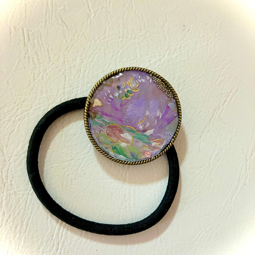 No.2144☆ハンドメイド☆SALE♡フラワーレジンヘアゴム - メルカリ