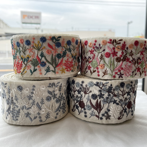 183 インド刺繍リボン リボン・テープ Miracolo 通販 17148818｜Creema