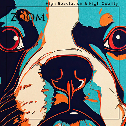 ワンダフルライフ - ボストンテリア犬 No.3】ジークレー版画＊名入れOK