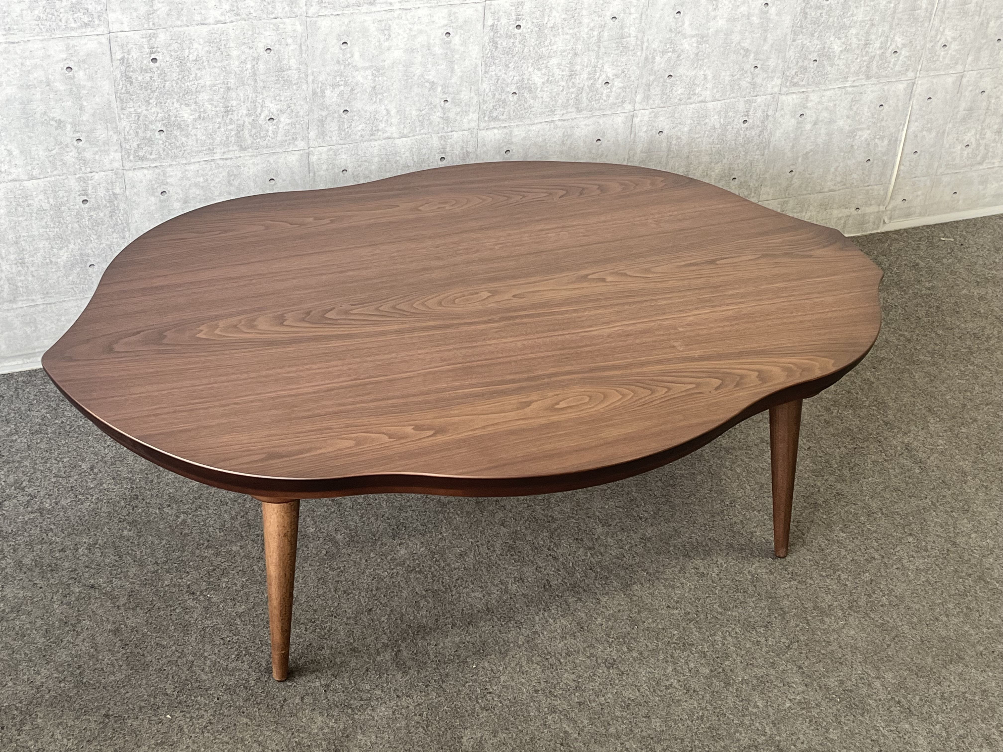 コタツテーブル ウォールナット突き板 国産 120×80 こたつ easy