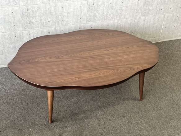 コタツテーブル ウォールナット突き板 国産 120×80 こたつ easy