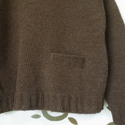 bighug カプチーニャバックポケ クルーネックセーター 6枚目の画像