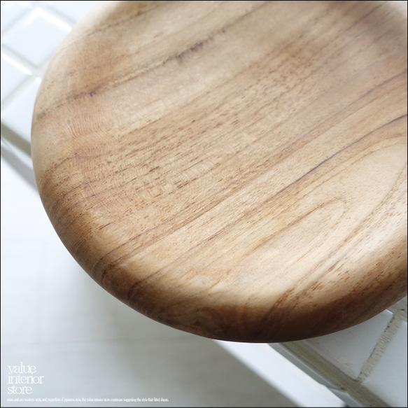 チーク無垢材 プレートKIJI15N 丸皿 小皿 取り皿 デザートプレート お皿 木製食器 木の皿 一枚板 無垢材食器 3枚目の画像