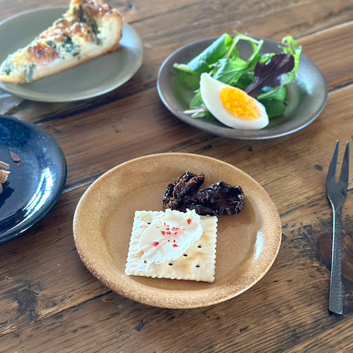 12センチプレート（4color） 陶器 美濃焼 日本製/r162 小皿 窯元ロング