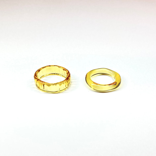 yellow glass ring ヴィンテージイエローガラスリング yellow glass ring ヴィンテージイエローガラスリング