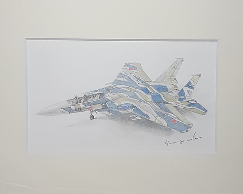 F-15 イーグル戦闘機 イラスト 上田 譲二 (George) 通販 17149722