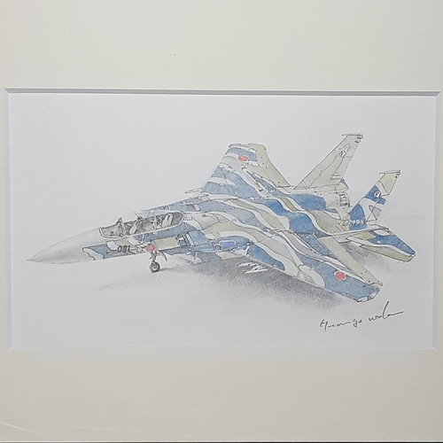 F-15 イーグル戦闘機 イラスト 上田 譲二 (George) 通販 17149722