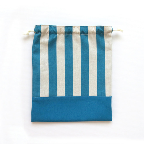 入園入学4点セット【ストライプ ブルー】入園入学セット 通園