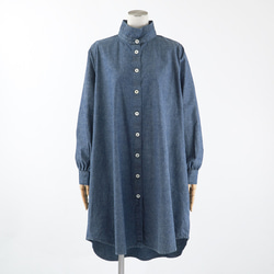 オーバーシルエット シャツ・デニム・羽織り・スプリングコート 2枚目の画像