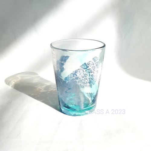 青い揺らぎ 冷酒グラス グラス Glass A 通販 17150063｜Creema