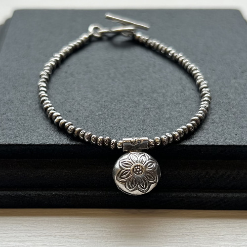 カレンシルバー 純銀 鈴チャーム付 ブレスレット ブレスレット ROIST4U