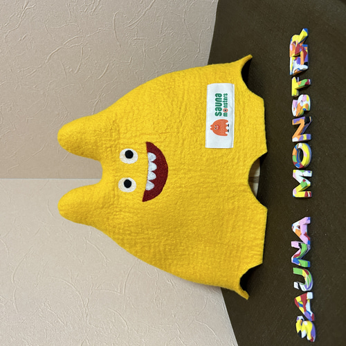 MONSTER WORK＆SAUNAベストサウナハット ボアハット イエロー 🔵MONSTER WORK＆SAUNA×ベストサウナハット コラボ | ベストサウナハット®