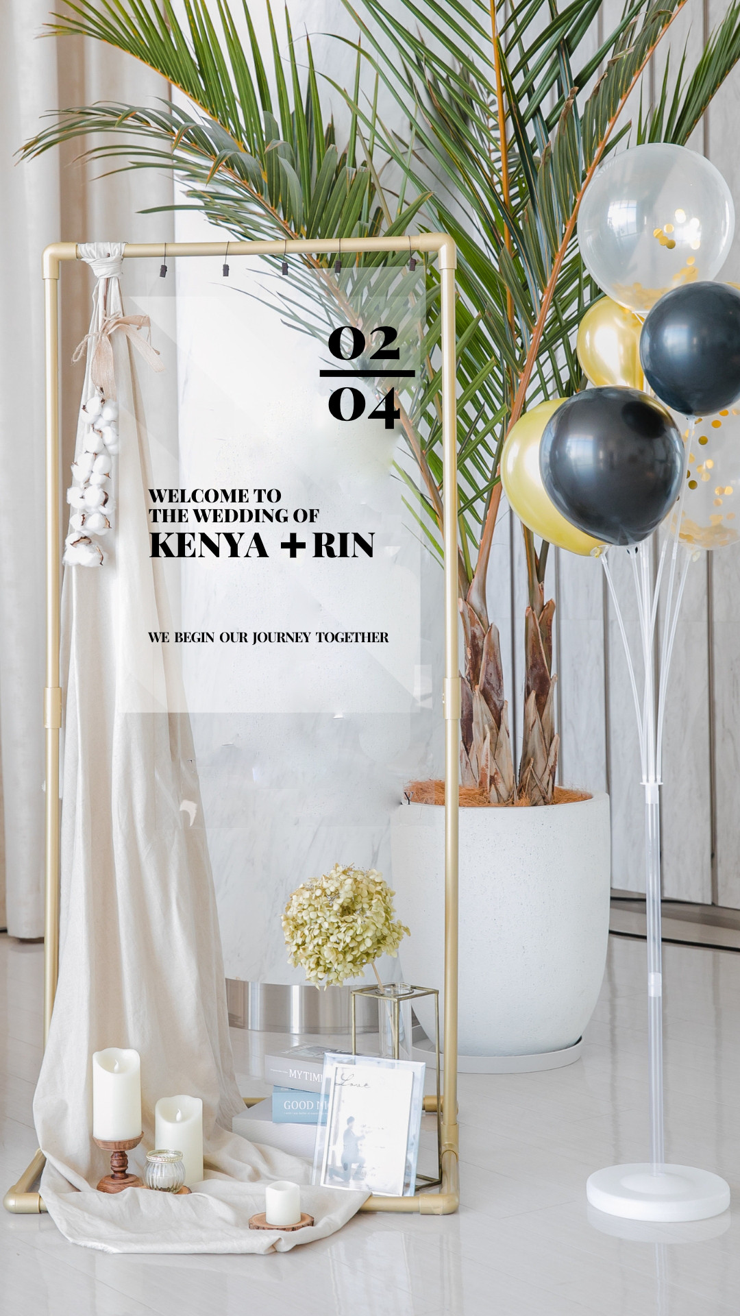 コッパースタンド用　ウェルカムボード