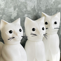 ドイツ製首振り人形 Bobbing Animals ｜お座りネコ White（白猫） 6枚目の画像