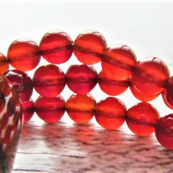 B３３　ネックレス　エスニックデザイン　赤めのう　レッドガーネット　天然石　天然石ビーズアクセサリー 7枚目の画像