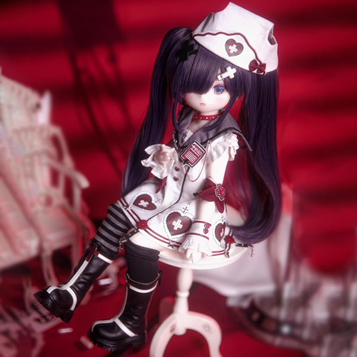 ドール服 7点セット 1/6サイズ 1/4サイズ お医者さん ハロウィン