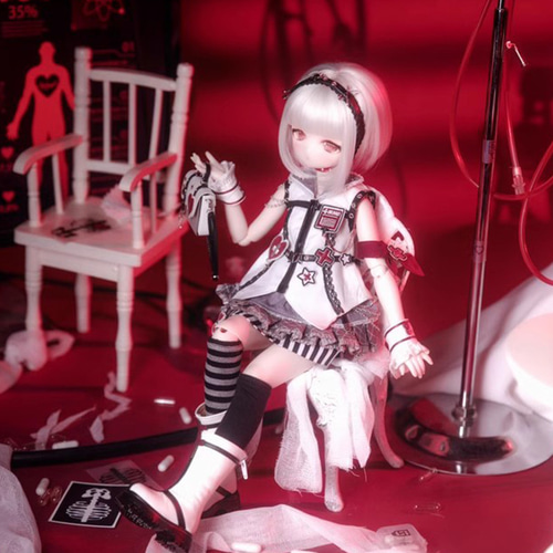 ドール服 7点セット 1/6サイズ 1/4サイズ お医者さん ハロウィン