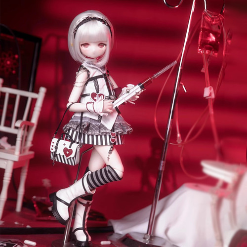 ドール服 7点セット 1/6サイズ 1/4サイズ お医者さん ハロウィン