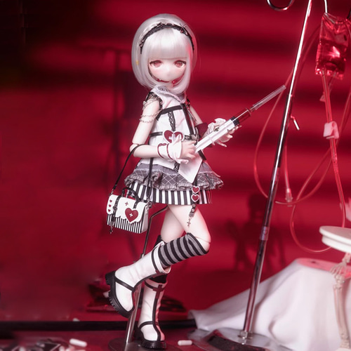 ドール服 7点セット 1/6サイズ 1/4サイズ お医者さん ハロウィン