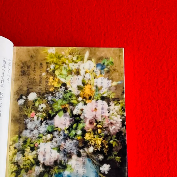 透明栞　ルノワール【春のブーケ】名画・絵画　花柄 4枚目の画像