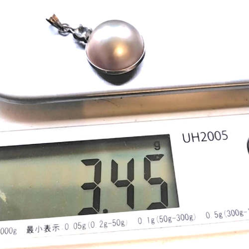 K14 WG ホワイトゴールド マベパール ペンダント ペンダント