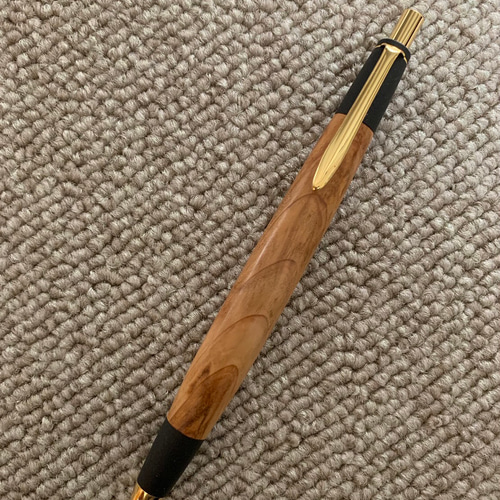 【woodpencraft　木軸ペン】杉瘤 越前杉瘤 極上火炎杢 ボールペンorシャープペンシル 木軸 ペン・筆記