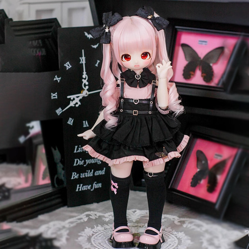 ドール服 1/4サイズ mdd msd スカート 6点セット bjdドール衣装