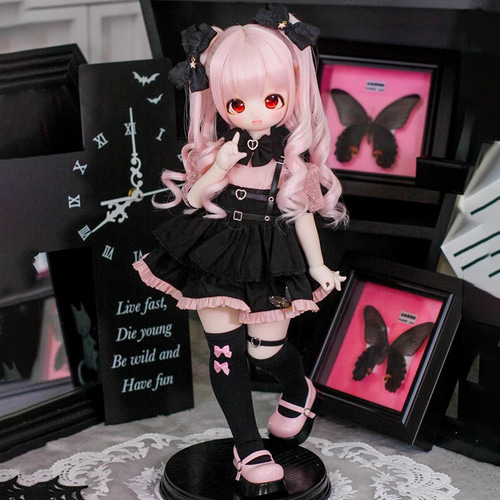 ドール服 1/4サイズ mdd msd スカート 6点セット bjdドール衣装