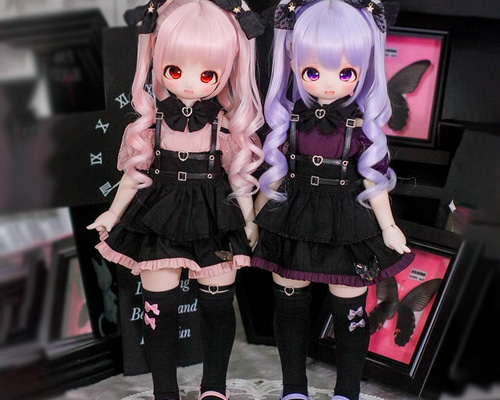 Dollhearts製 ナース服 MDD MSDサイズ ドール服 1/4ドール