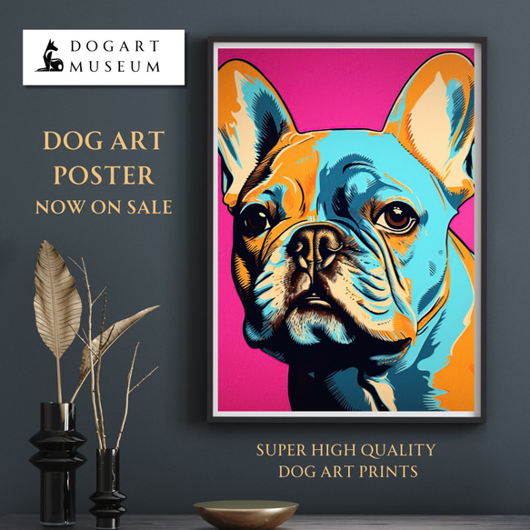 原画 after dinner 2016 フレンチブルドック 絵画 現代アート 原画 after dinner 2016 フレンチブルドック 絵画 現代アート