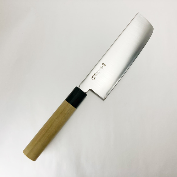 本家かね惣】菜切り包丁 ステンレス鋼 水牛柄 165mm 包丁