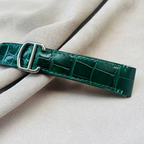 CARTIER SANTOS 時計ストラップ QUICKSWITCH アダプター付き 21