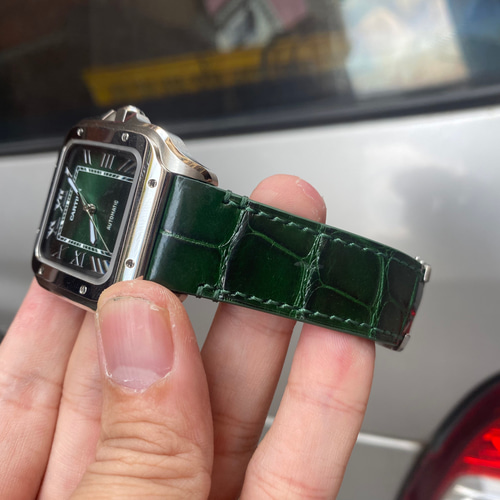CARTIER SANTOS 時計ストラップ QUICKSWITCH アダプター付き 21 CARTIER SANTOS 時計ストラップ QUICKSWITCH アダプター付き 21