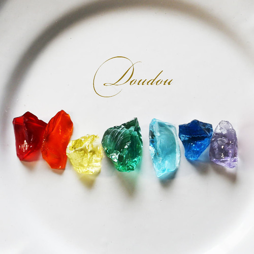 アンダラクリスタル チャクラセット〔sa3394〕 天然石 Crystal doudou 