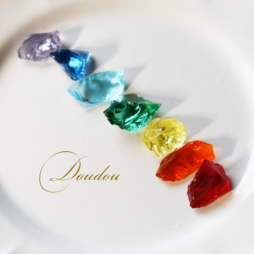 アンダラクリスタル チャクラセット〔sa3394〕 天然石 Crystal doudou 