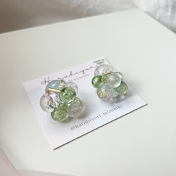 ˗ˏˋ꙳Bubble jewel 〜spring 〜春の訪れˎˊ˗ まるで宝石のようなバブルビーズのアクセサリー꙳⋆ 5枚目の画像