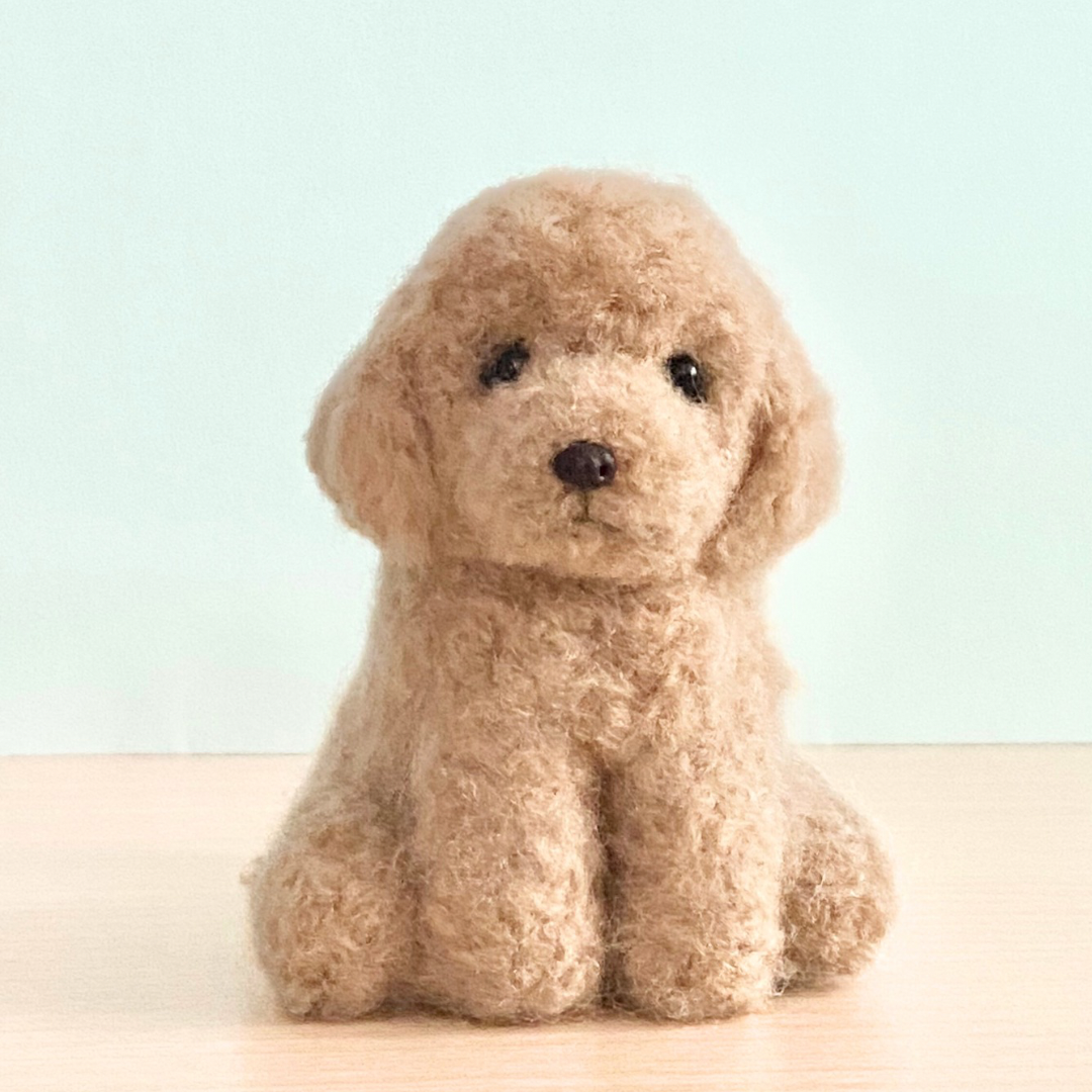 ★ハンドメイド★ いっしょにおでかけ トイプードル ぬいぐるみ アプリコット トイプードル いっしょにおでかけ アプリコット ★ハンドメイド★ ぬいぐるみ