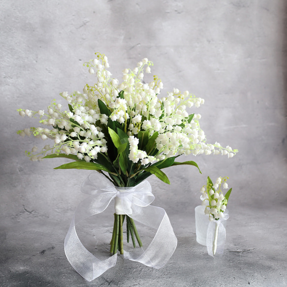 Sweetスズラン♡クラッチブーケ クラッチ ブーケ 花束 ウェディング