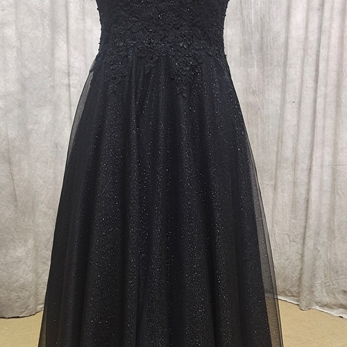 エレガントな編み上げ キラキラレース Aライン ウェディング ドレス  