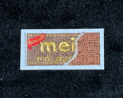 チョコレート 箔押し フレークシール 板チョコ シール