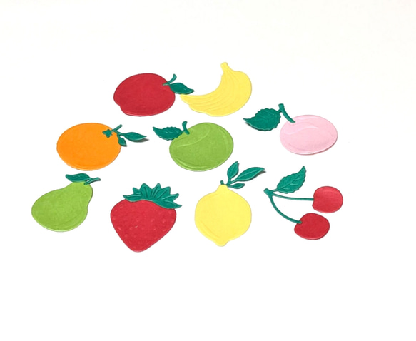 カラフルな果物９個セット　フルーツ 1枚目の画像